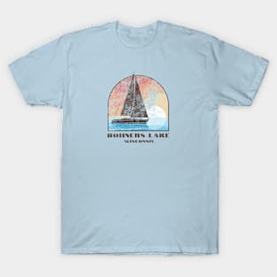 Bohners Lake, WI - Sailboat T-Shirt